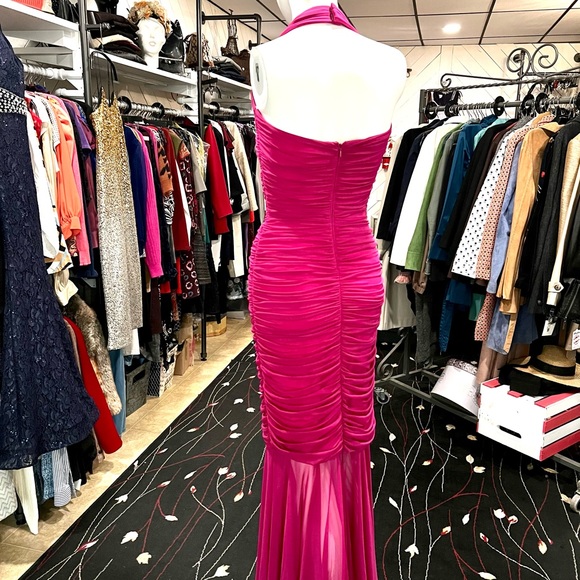 Tadashi Collection Fuschia Bodycon Gown - Picture 7 of 8